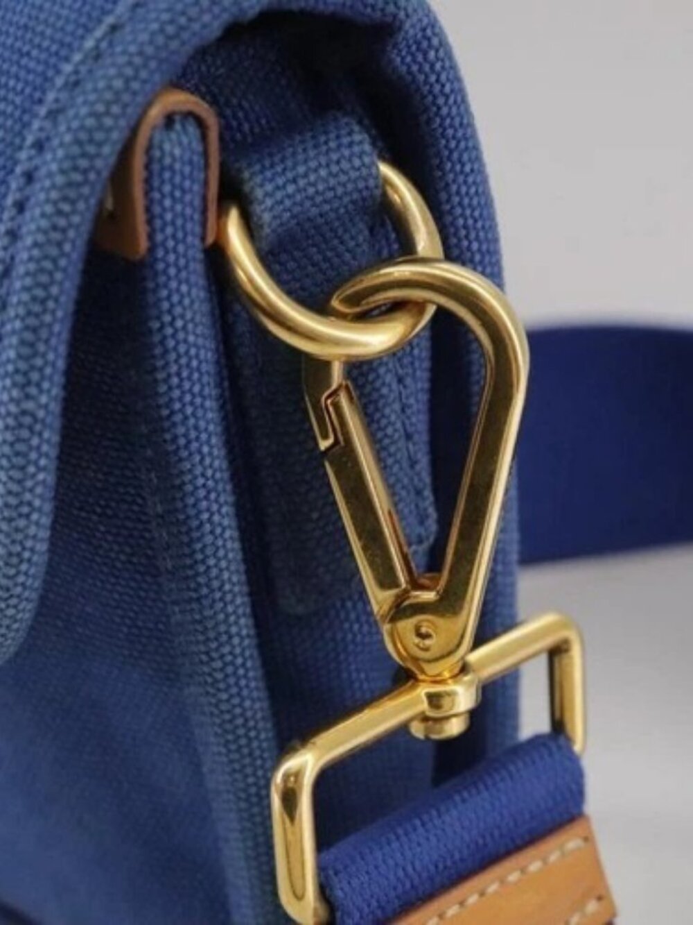 PRADA Shoulder Bag Canvas Blue Auth 111326 - Picture 12 of 16
